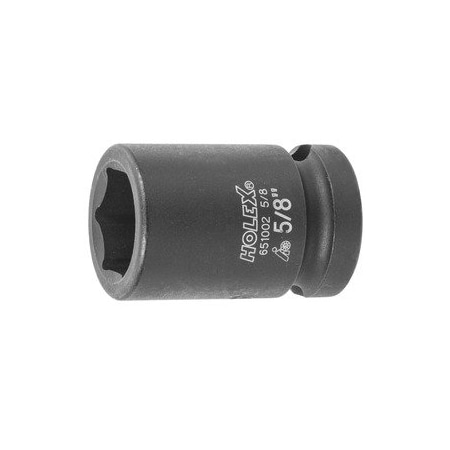 Holex Impact Socket, 1/2 inch Drive, 6 pt, 5/8 inch 651002 5/8